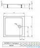 Radaway Doros C Compact Stone brodzik kwadratowy 80x80x11,5cm antracyt SDRC8080-05-64S